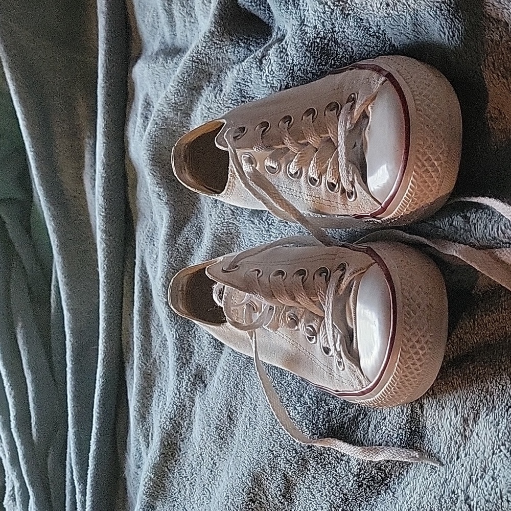 All star converse, white, women's 7